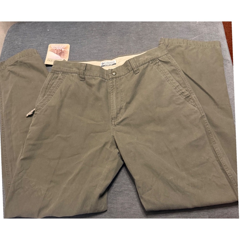 Columbia‎ Women Olive Green Cotton Canvas Cargo Hiking Pants Size 10 Reg NWT